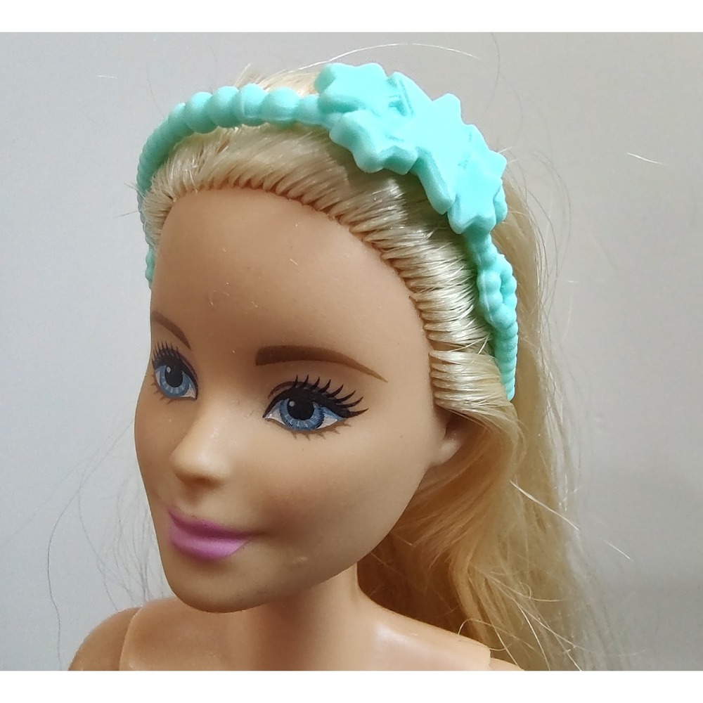 Barbie Doll Fashion Hair Accessory Mermaid Star Headband Teal Z26